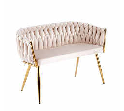 Sofa sametová béžová SF2-FXJG G