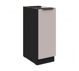 Dolní skřínka ARONA - 30 D CARGO BB, Černá mat/Kašmír