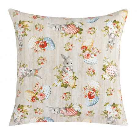 Velikonoční povláček 45x45 cm vajíčka se zajičkem