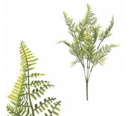 Kapradí - umělý trs, barva zelená