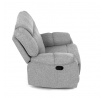 Relaxační křeslo, šedá, látka, TV-4088 SIL2