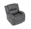 Polohovací křeslo, šedá, látka vintage, TV-4089 GREY
