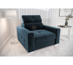 Křeslo MARGO 110 cm - modrá