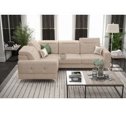 Rohová sedací souprava MALIBU 250X180 cm - levá, béžová