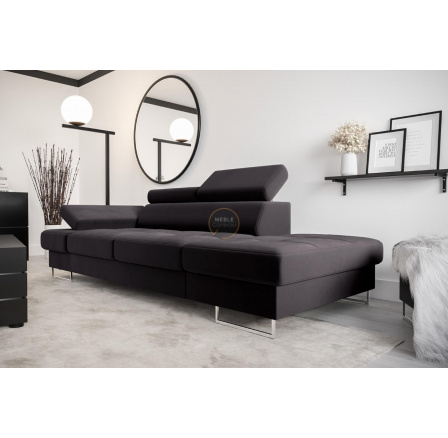 Sofa GALAXY II lenoška 235 cm - grafit, pravá strana Sofa GALAXY II lenoška 235 cm - grafit, pravá strana