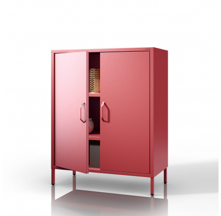 Skříňka s policemi VITO, 800 x 1015 x 400 mm, Moderní : červená Skříňka s policemi VITO, 800 x 1015 x 400 mm, Moderní : červená