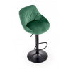Barová židle H101, zelený Velvet