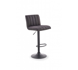 Barová židle H89, šedá ekokůže