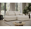 Ripeli Corner Sofa Bed with Storage, Beige Velvet, Right-Hand Facing Modullo 18 180x128 Right 1