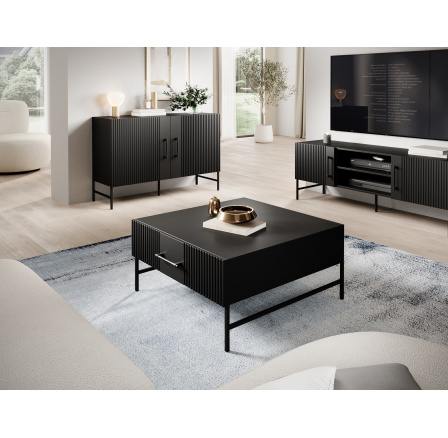 Konferenční stůl Raftt 82, Černý