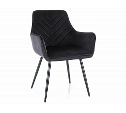 Jídelní židle FIG VELVET, Černý Bluvel 19/Černá