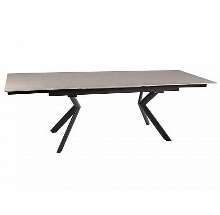 Jídelní stůl NORTON, Béžová/Černá