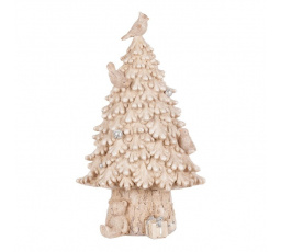 Stromek - polyresinová dekorace, barva béžová