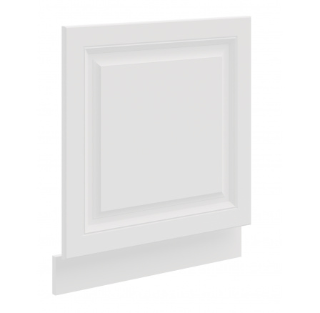 Dvířka na myčku s panelem STILO - ZM 570x596, Bílá/Bílá