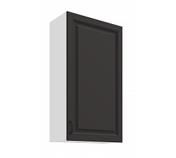 Horní skříňka STELLO - 60 G-108 1F, Bílá/Grafit