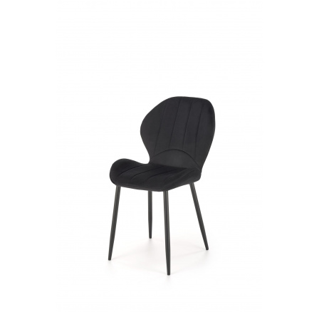 Jídelní židle K538 VELVET, Černý Bluvel 19/Černá