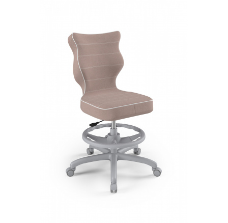 Židle kancelářská Petit, šedá Jasmine 08 velikost 5 WK+P