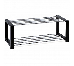 Botník, masiv, černá, 83168-11 BK