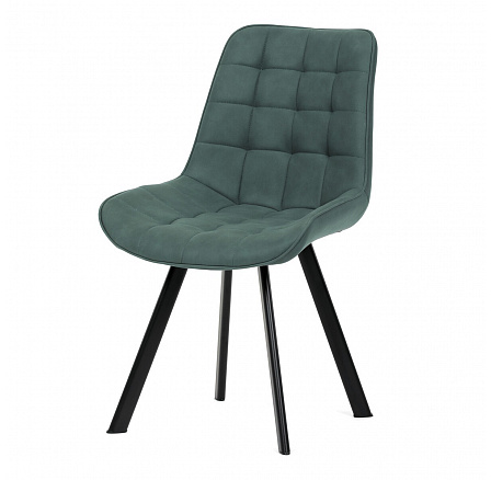 Jídelní židle, zelená, látka vintage, HC-V3066 GRN3