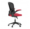 Kancelářská židle, houpací mechanismus, červená, KA-V317 RED