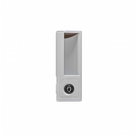 Zámek do kovové skříňky s přihrádkami 110 x 41 mm, šedý