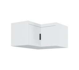 Nástavec na rohovou skříň Enja 2D bílý