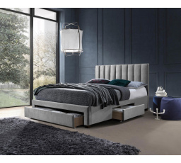 Postel GRACE 160, Šedý Velvet