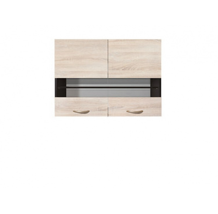 Kuchyňská skříňka Junona Line G2W/80/57, wenge/dub sonoma