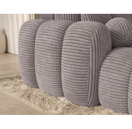Covelion Corner Sofa Bed with Storage, Light Grey Velvet, Left-Hand Facing Modullo 03 193x60 Left 1