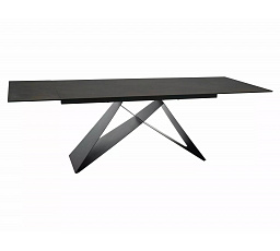 Jídelní stůl WESTIN CERAMIC, Ossido Bruno hnědý/Černý mat