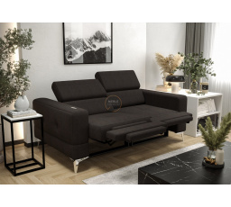 Sofa TOSCANIA II , relax 185 cm - černá
