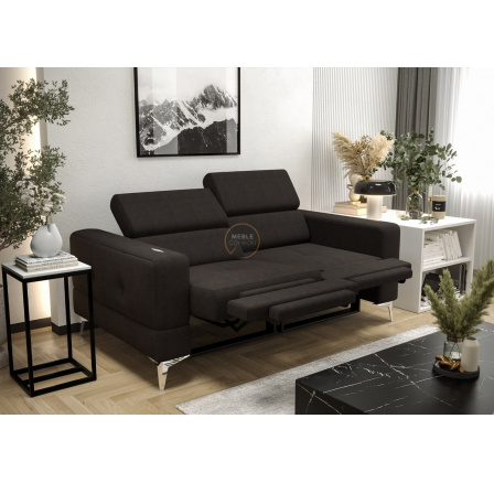 Sofa TOSCANIA II , relax 185 cm - černá Sofa TOSCANIA II , relax 185 cm - černá