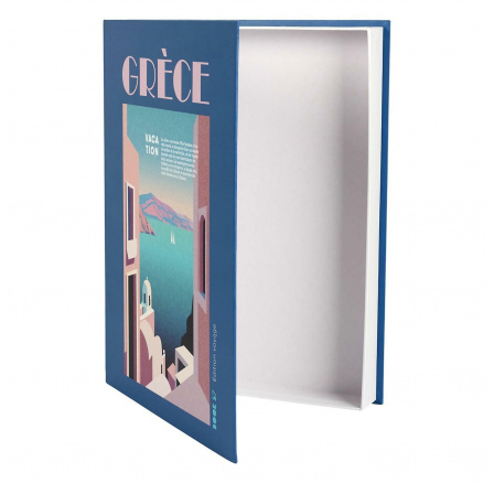 Krabička kniha Grece modrá Krabička kniha Grece modrá