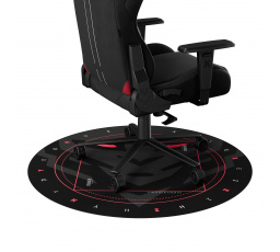 Podložka pod Herní křeslo ochranná černá s motivem Dabel Chairs