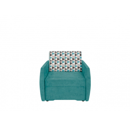 OLA II 1FBK, Print 0260 001 77 turquoise/soro 86 turquoise (FL9-1230) (BRW COMFORT)