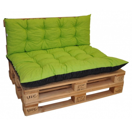 Polstry na paletový nábytek sada Basic - látka světle zelený melír Polstry na paletový nábytek sada Basic - látka světle zelený melír