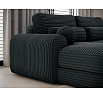 Ripeli Corner Sofa Bed with Storage, Dark Green Velvet, Left-Hand Facing Modullo 35 180x128 Left 1