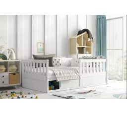 Dětská postel SMART s matrací, Bílá