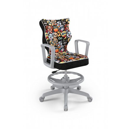 Kancelářské křeslo NORM, šedá Storia 28 velikost 5 WK+P