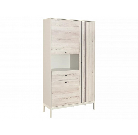 Regál FROST R1, Dub Alpský/Off White