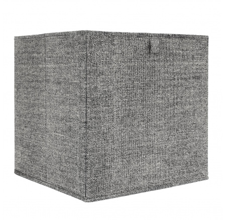 Krabice do regálu 30x30cm šedá tmavá    Cube
