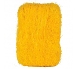 Sisálové vlákno - balení 500 g, barva žlutá