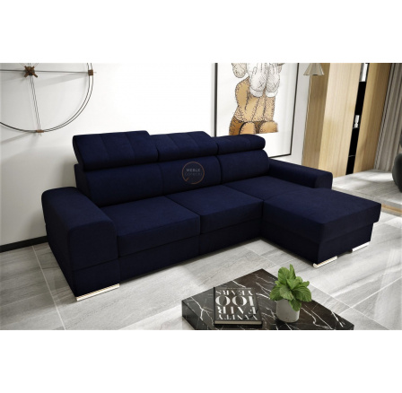 Rohová sedací souprava ROYAL MINI 260×160 - modrá , pravá Rohová sedací souprava ROYAL MINI 260×160 - modrá , pravá