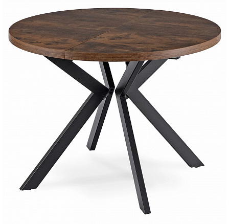 Stůl LUKAS Rozkládací 100-250 cm Dub Rustikální/Černý