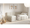 Postel TUNIS 200 x 120, nízký bok, Velutto 6, Levá