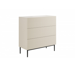 NICOLE KOMODA 100 3SZ - kašmír / černý rám