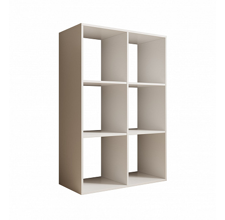 Regál Lenti 2x3 Bílá+Bílá Regál Lenti 2x3 Bílá+Bílá