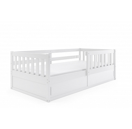 Dětská postel SMART bez matrace, Bílá