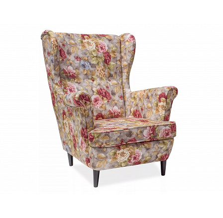 Křeslo LORD CORAL, látka wm 25/wenge