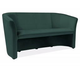 Pohovka TM-3,Velvet green bluvel 78/ wenge